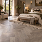 De Marque European Oak Engineered Flooring Herringbone Storm 600x120x15/4mm