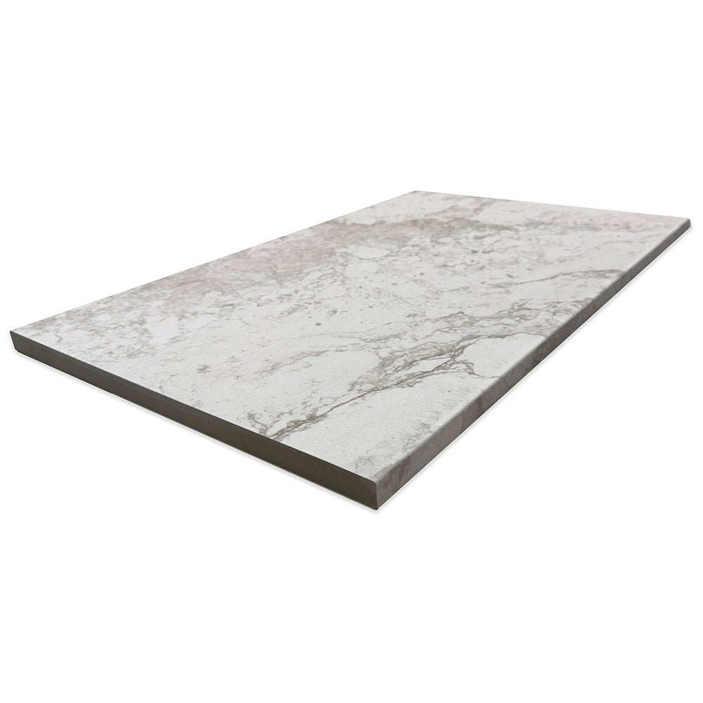 Dreamy White 40x60 20mm Bullnose-Pencil Edge