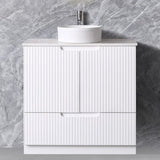 Duplex Collection Series Floorstanding Matt White 1180x455x855mm CABINET ONLY