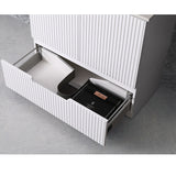 Duplex Collection Series Floorstanding Matt White 1180x455x855mm CABINET ONLY