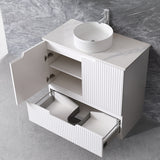 Duplex Collection Series Floorstanding Matt White 1180x455x855mm CABINET ONLY