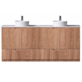 Duplex Collection Series Floorstanding Double Bowl Rosewood 1480x455x855mm CABINET ONLY