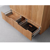 Duplex Collection Floorstanding Rosewood Overall 880×455×855mm Vanity with Ceramic Slimline Top (UV31)