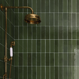 LA RIVIERA BOTANICAL GREEN GLOSS SUBWAY 65X200