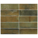HANOI WILD OLIVE GLOSS 65X200MM