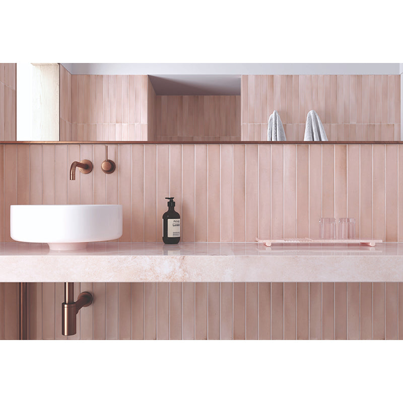MASSIMO PINK SAND SATIN SUBWAY 50X400MM