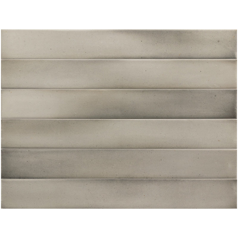 MASSIMO SKYLON GREY SATIN SUBWAY 50X400MM