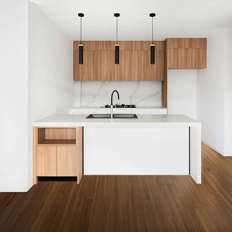 Laminate Flooring Eucalyptus Steps Gloss Spotted Gum 1215x165x8mm