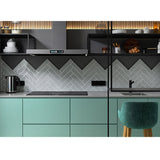 EDGE LIGHT GREEN WAVE 68x280 GLOSS