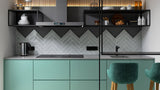 EDGE LIGHT GREEN WAVE 68x280 GLOSS