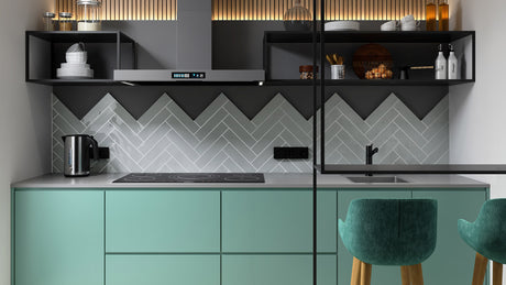 EDGE LIGHT GREEN WAVE 68x280 MATT