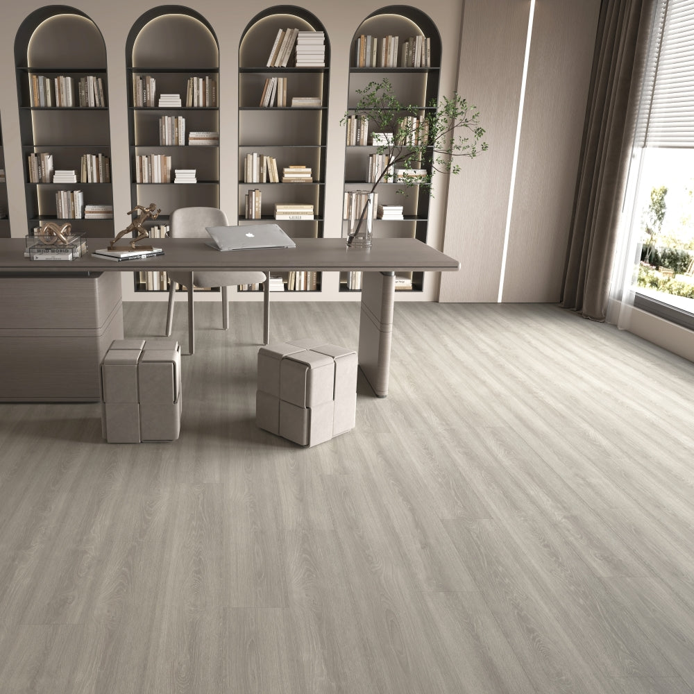 Elemental Wood Laminate Flooring White Wash 1218x197x12mm