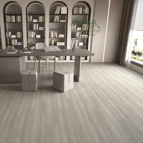 Elemental Wood Laminate Flooring White Wash 1218x197x12mm