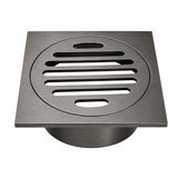 Square Waste 100mm Casting Brass Gun Metal 110x110mm