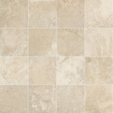 Travertino Lux Bianco Matt 600x600