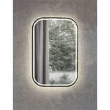 Farley LED Mirror Black Frame 600x900mm