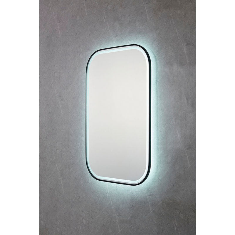 Farley LED Mirror Black Frame 600x900mm