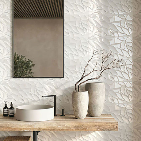 Forma Botanica White Satin 300x600