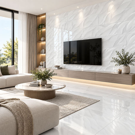 Forma Botanica White Gloss 300x600