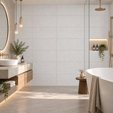 Forma Deco White Satin 300x600