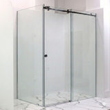 10mm Sliding Shower Screen Front (1150-1220mm) & Return (900mm) Chrome