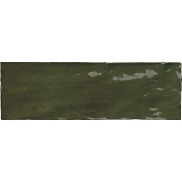 LA RIVIERA BOTANICAL GREEN GLOSS SUBWAY 65X200