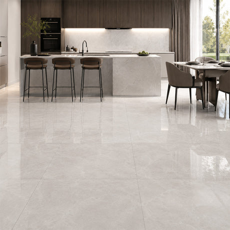 Gris Stone Mid Grey Polished 600x600