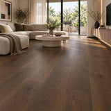 Prestige European Oak Engineered Flooring Matching Plank HB Dark Brown 1900x190x15/4mm