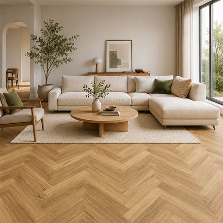 Hybrid Herringbone Collection Native Blackbutt 650x127x9mm
