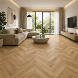 Hybrid Herringbone Collection Blonde Oak 650x127x9mm