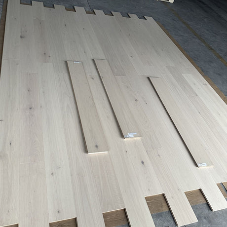 NoblePlank Engineering Oak Flooring White Oiled 1900x190x14/3mm