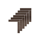 Hardwood Iron Bark Herringbone 35.2x42.2 Surface Tech