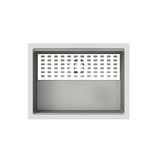 Carysil Harmony Single Bowl Granite Kitchen Sink White 610x457x253mm