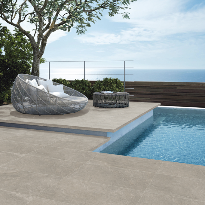 Travertino Pro Cross Silver Matt 600x600