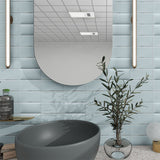 Lodge Subway Wavy Edge Matt Mint Green 75x150mm