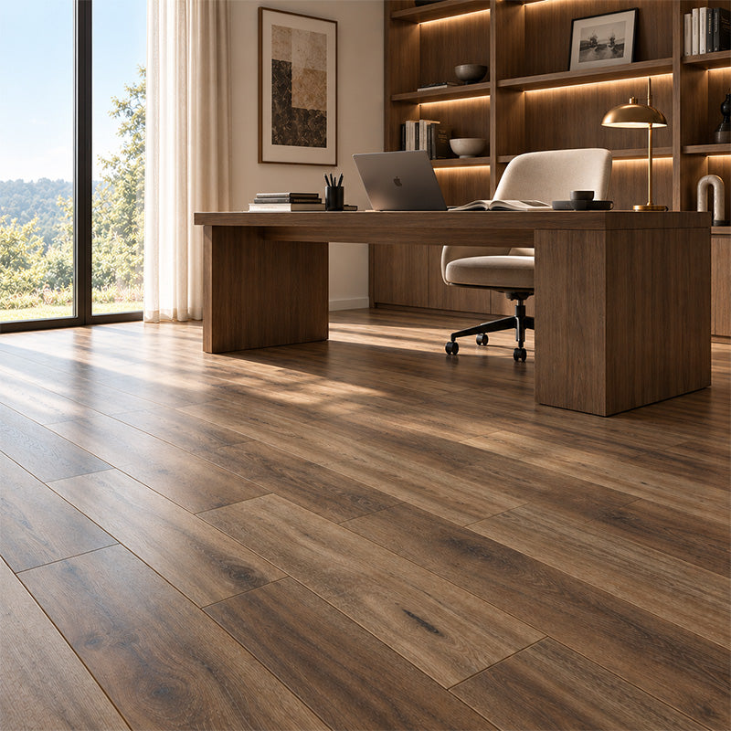 Elemental Wood Laminate Flooring Spotted Gum 1218x197x12mm