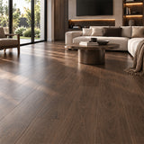Elemental Wood Laminate Flooring Dark Wood 1218x197x12mm