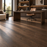 Elemental Wood Laminate Flooring Dark Wood 1218x197x12mm