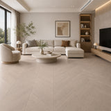 NoblePlank Engineered Chevron Flooring Sandcastle 600x125x14/3mm