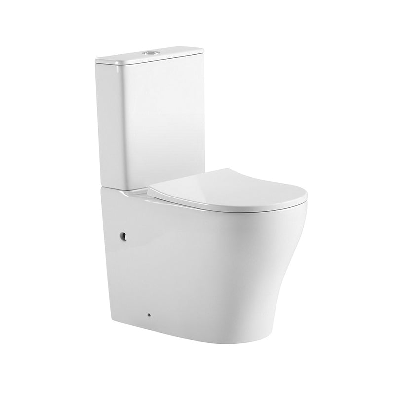 VIVO Wall Faced Rimless Tornado Flush Toilet Suite