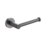 TIARA Toilet Roll Holder with Unique Textured Body Gun Metal