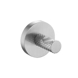 TIARA Single Hook with Unique Textured Body Brushed Nickel