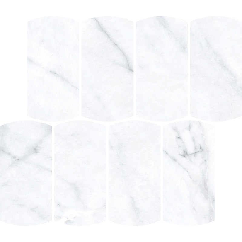 Kaolin Giselle 2.0 Mosaic-Arco 33.8x30 SilkTec