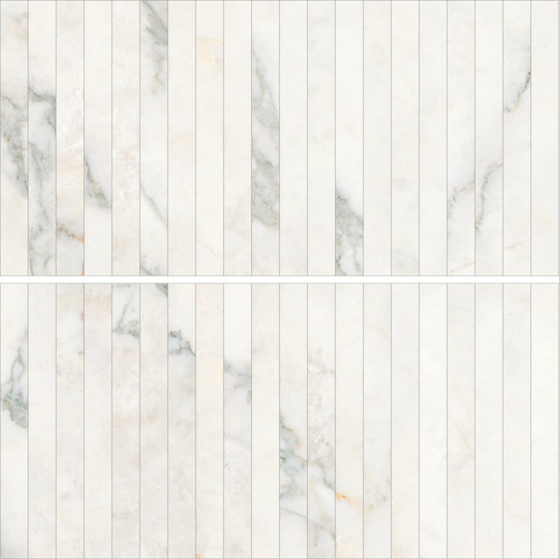 Kaolin Calacatta Nuvola Mosaic-Stix KitKat 30x30 SilkTec