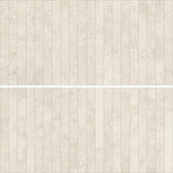 Kaolin Tuscan Creme Travertine Mosaic-Stix KitKat 30x30 SilkTec