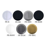 Back/Left and Right Bottom Intet 4.5/3 Liters Dual Flush Toilet Black Gloss