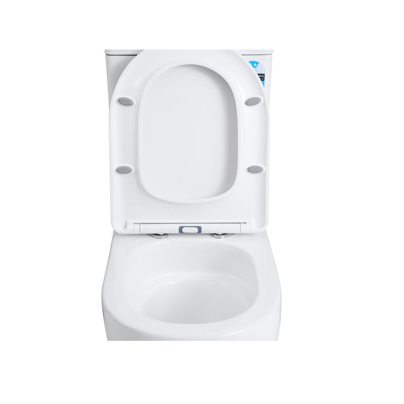 Zeus Rimless Tornado Toilet 660x385x870mm