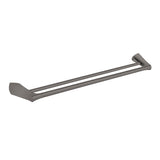 EXON Double Towel Rail in Gun Metal 750mm
