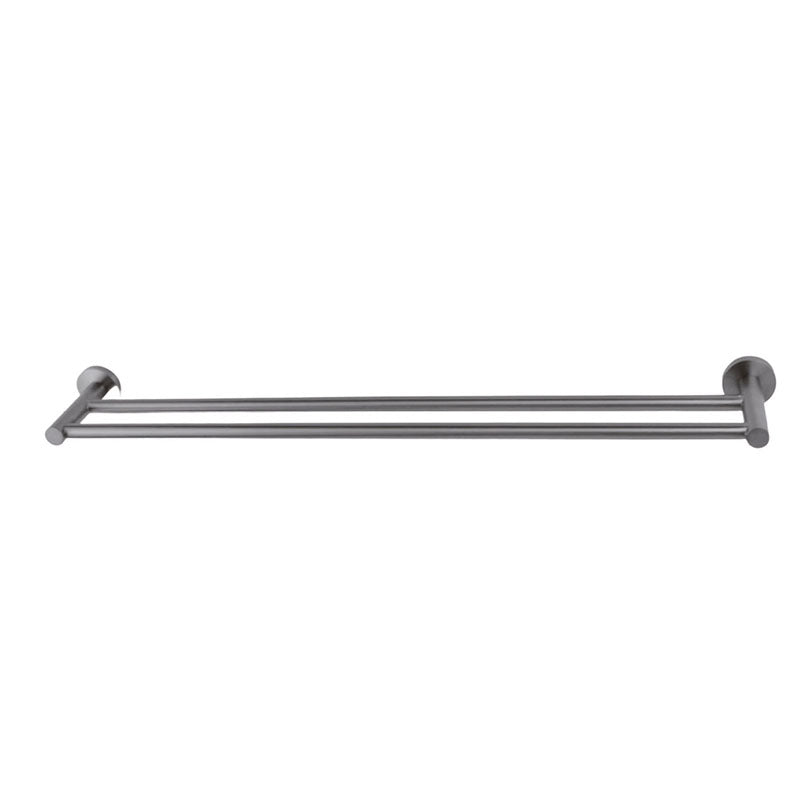 JESS Double Towel Rail in Gun Metal 750mm