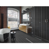 KITKAT BLACK SATIN MOSAIC 22.5X146.5